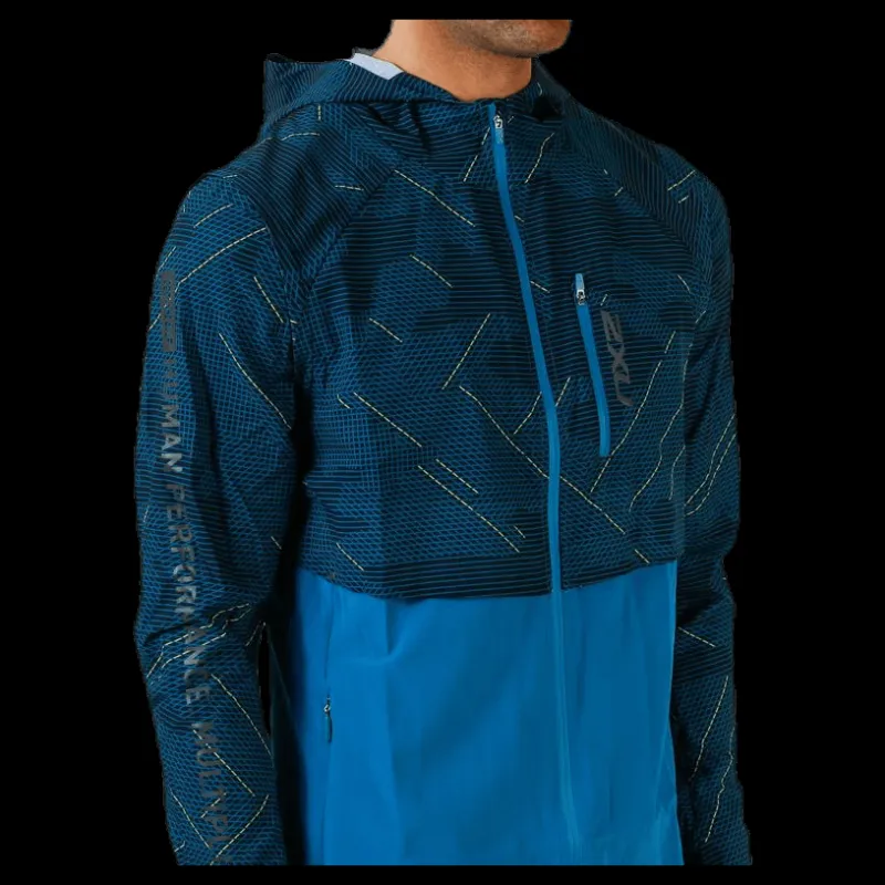 2XU GHST Woven 2 In 1 Jacket Patterned Mönstrad Clearance