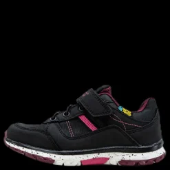 New ZigZag Ginden Kids Shoes Waterproof Black Svart