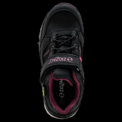 New ZigZag Ginden Kids Shoes Waterproof Black Svart
