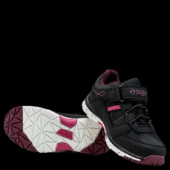 New ZigZag Ginden Kids Shoes Waterproof Black Svart