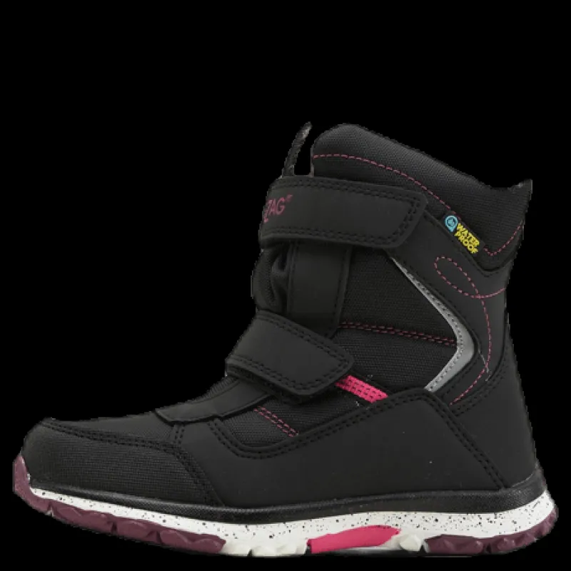 New ZigZag Ginden Kids Winterboot WP Black Svart