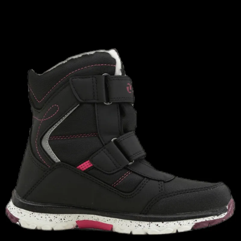 New ZigZag Ginden Kids Winterboot WP Black Svart