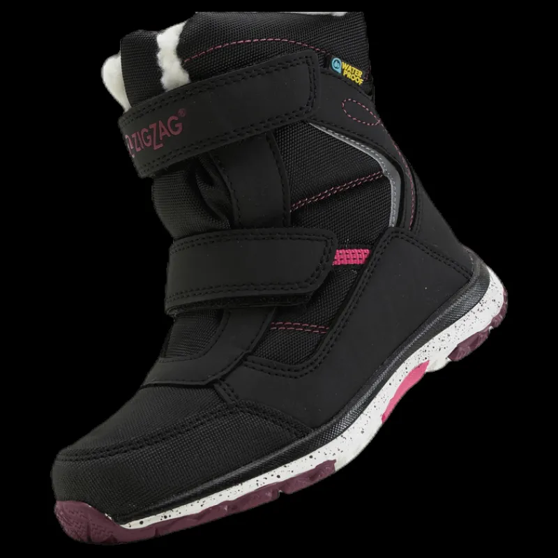 New ZigZag Ginden Kids Winterboot WP Black Svart