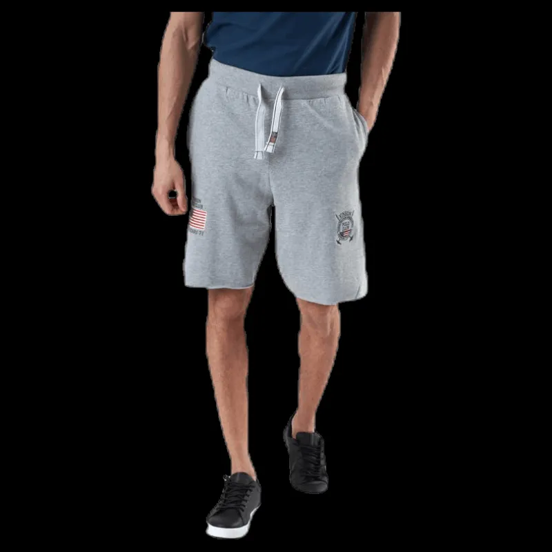 Outlet Vinson Polo Club Gino Sweatshorts Grey Grå