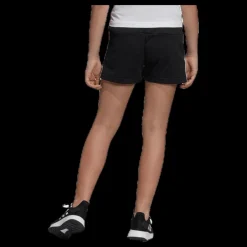 adidas Girls 3 Stripe Shorts White/Black Svart Hot