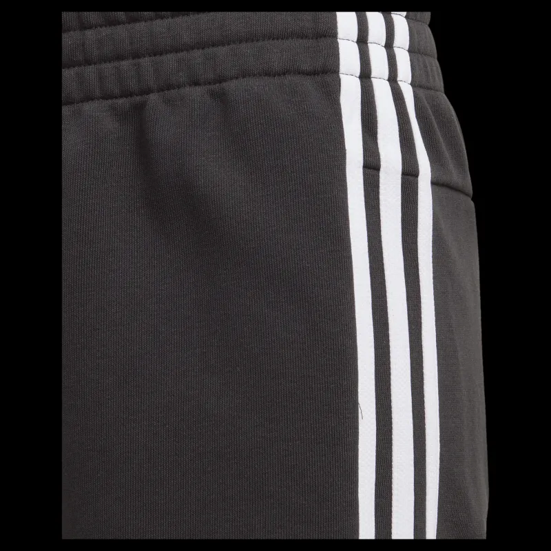 adidas Girls 3 Stripe Shorts White/Black Svart Hot