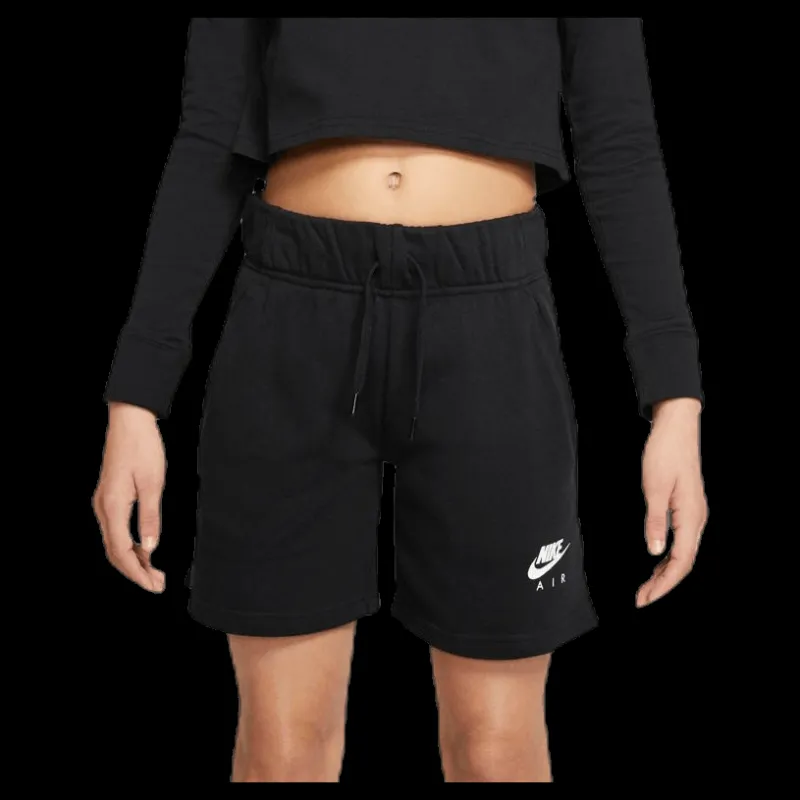 Discount Nike Girls Air Shorts Black Svart