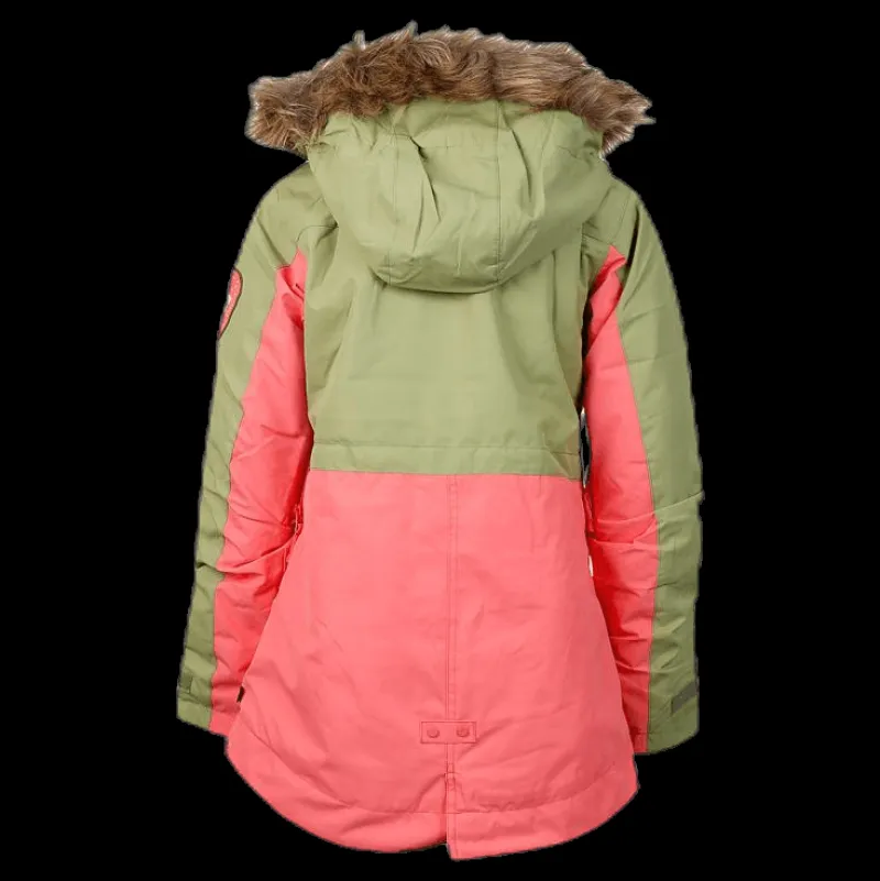 Burton Girls Aubrey Parka Jacket Orange Sale
