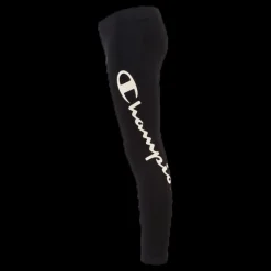 Champion Girls Big Logo Leggings Black Svart Best