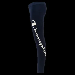 Best Champion Girls Big Logo Leggings Blue Blå