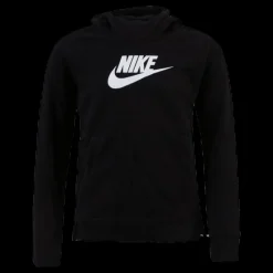 Nike Girls Big Logo Pullover Black Svart