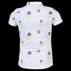 New Puma Golf Girls Blossom Polo White Vit