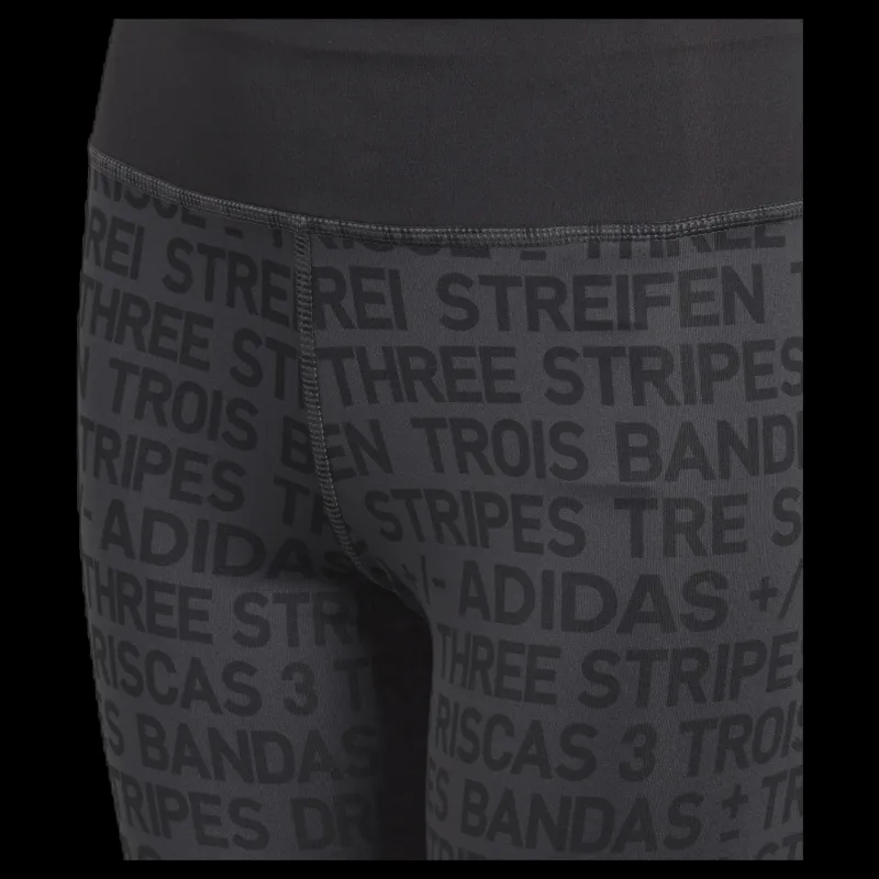 Discount adidas Girls Brand Tights Black Svart