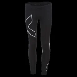 2XU Girl`s Compression Tights-U Junior Black/Silver Svart och Silver