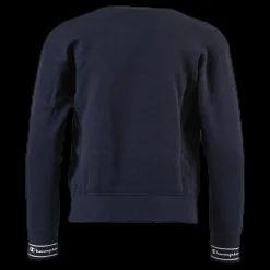 Outlet Champion Girls Crewneck Sweatshirt Blue Blå