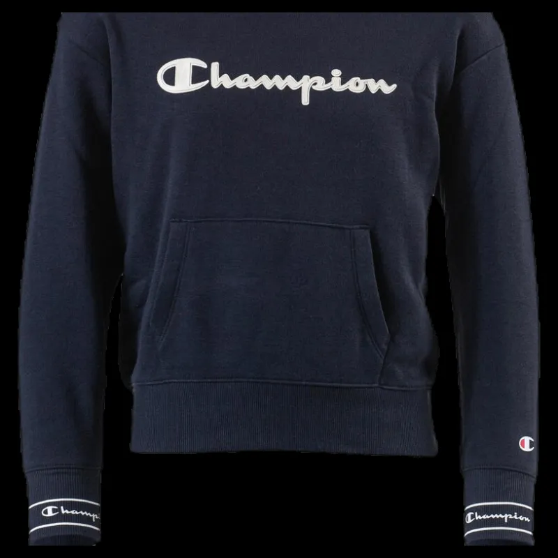 Outlet Champion Girls Crewneck Sweatshirt Blue Blå