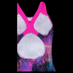 Speedo Girls Digital Allover Splashba Black/pink Lila