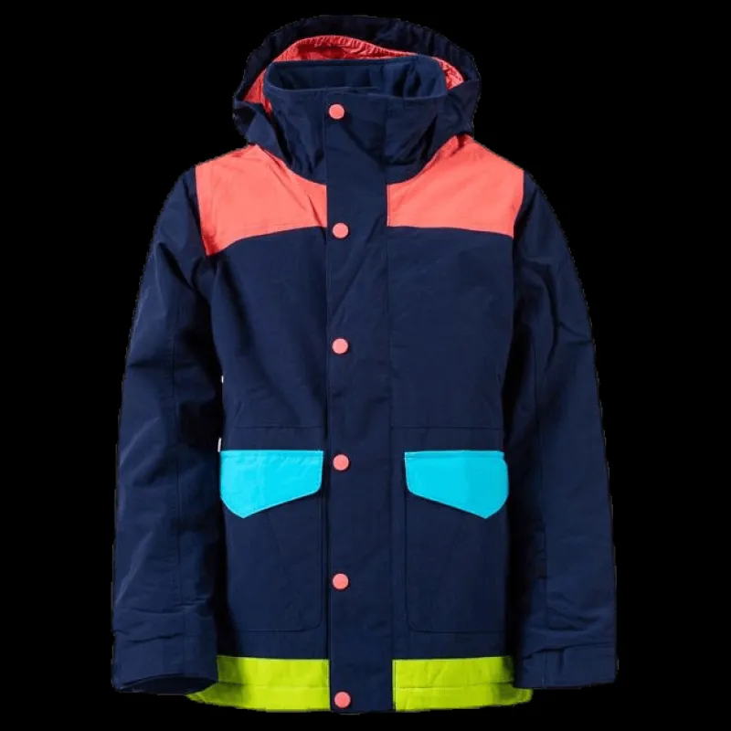 Burton Girls Echo Jackets Blue/Orange Blå och Orange Hot