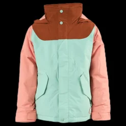 Burton Girls Elodie Jacket Blue/Pink/Brown Blå, Rosa och Brun