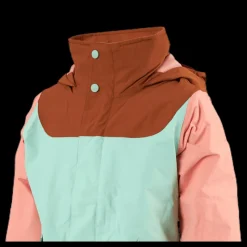 Burton Girls Elodie Jacket Blue/Pink/Brown Blå, Rosa och Brun