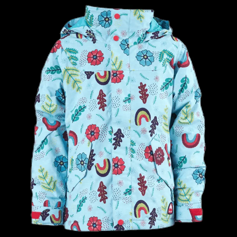 Sale Burton Girls Elodie Jacket Blue/Patterned Blå och Mönstrad