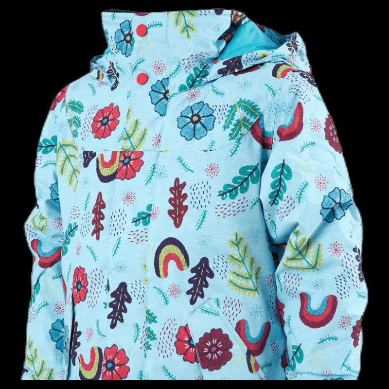 Sale Burton Girls Elodie Jacket Blue/Patterned Blå och Mönstrad