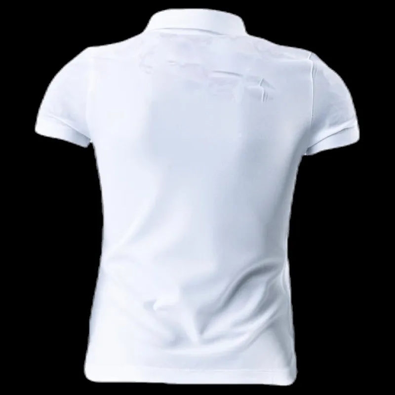 Puma Golf Girls Essential Polo White Vit Outlet