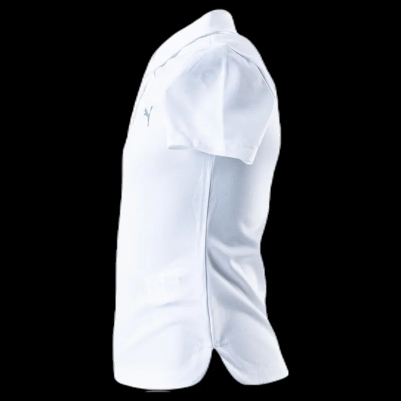 Puma Golf Girls Essential Polo White Vit Outlet
