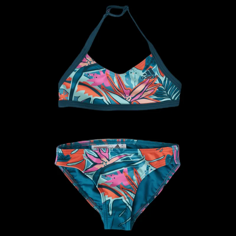 adidas Girls Flower Bikini Active Teal / Wild Teal Flerfärgad Hot