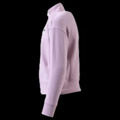 Online Champion Girls Half Zip Sweatshirt Pink Rosa