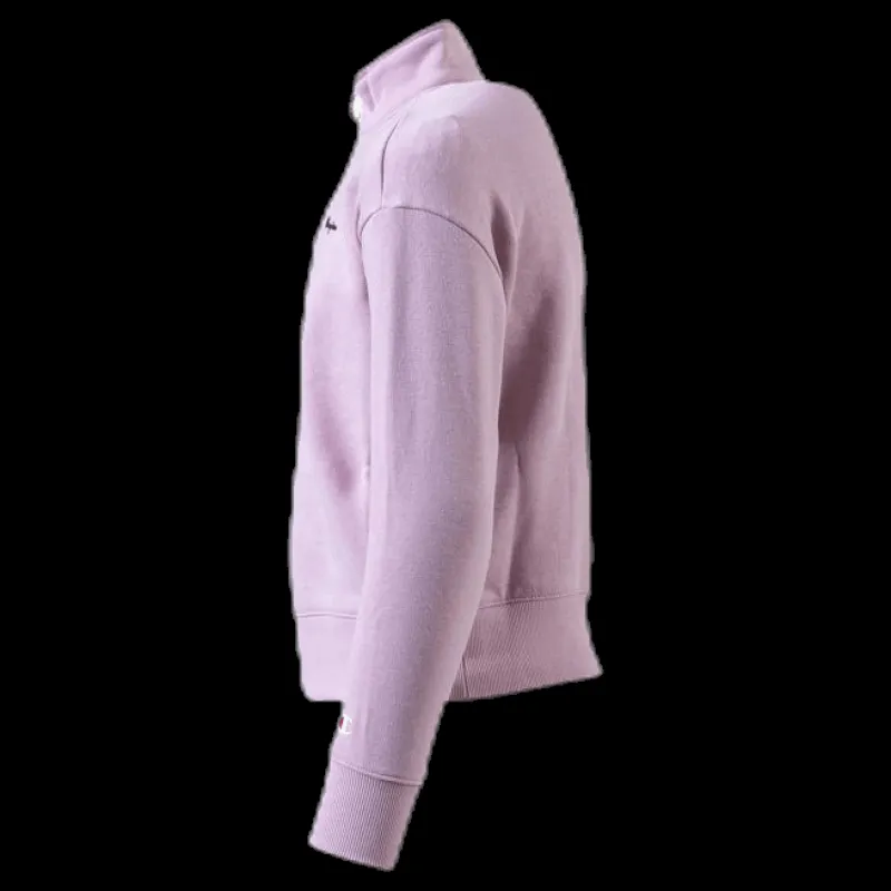 Online Champion Girls Half Zip Sweatshirt Pink Rosa