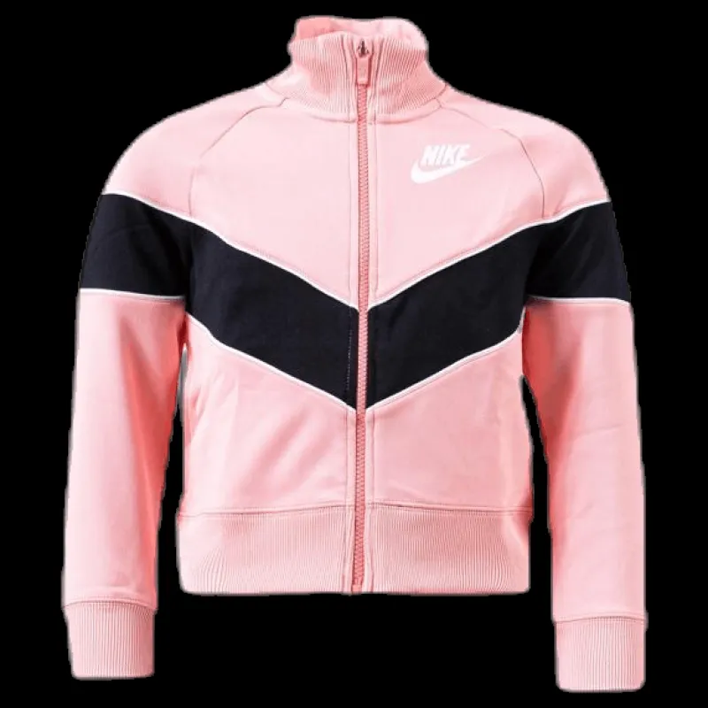New Nike Girls Heritage Front Zip Pink Rosa