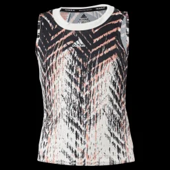 Sale adidas Tennis Girls Match Tank Primeblue Aer 000/beige Flerfärgad