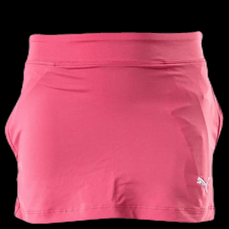 Outlet Puma Golf Girls Solid Knit Skirt Pink Rosa