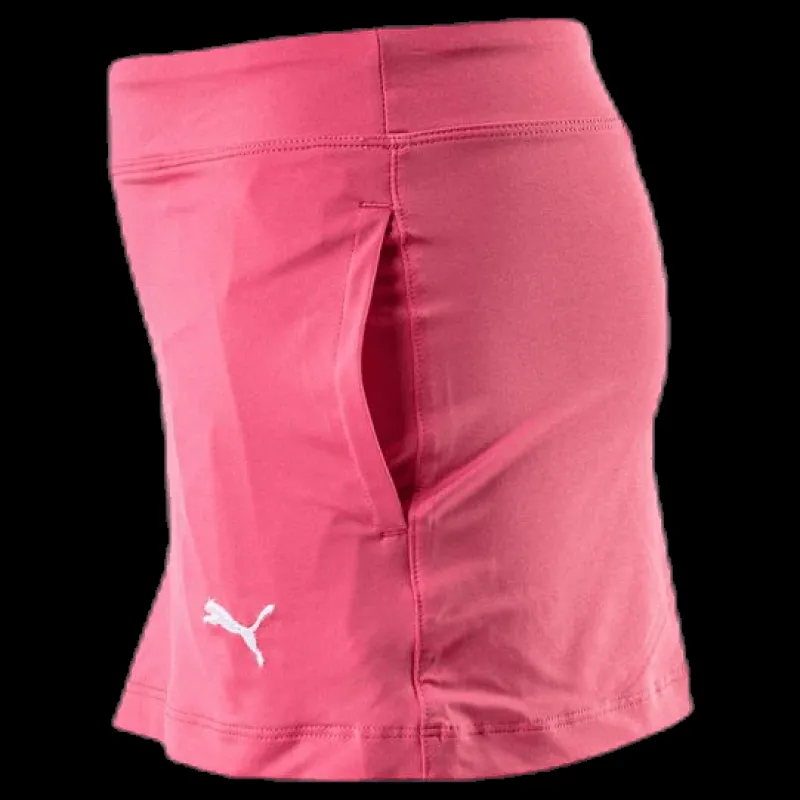 Outlet Puma Golf Girls Solid Knit Skirt Pink Rosa