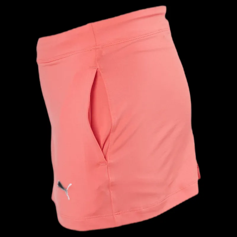 Puma Golf Girls Solid Knit Skirt Pink Rosa