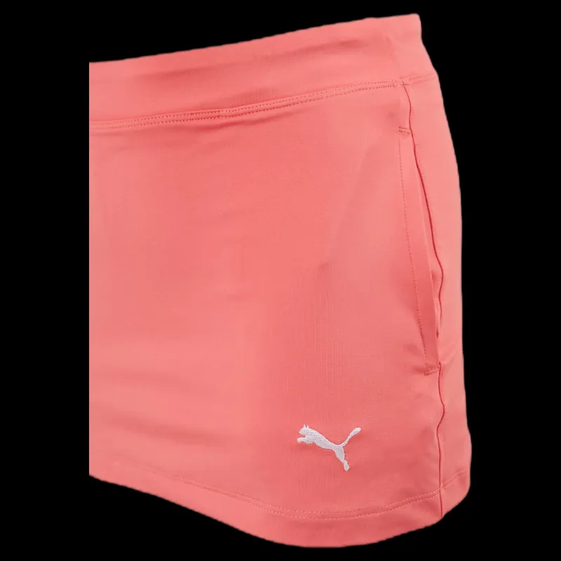 Puma Golf Girls Solid Knit Skirt Pink Rosa