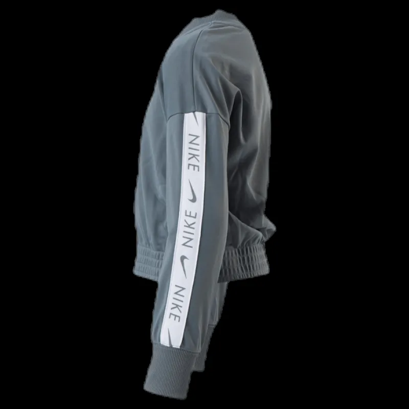 Online Nike Girls Track Suit Tape White/Grey Grå