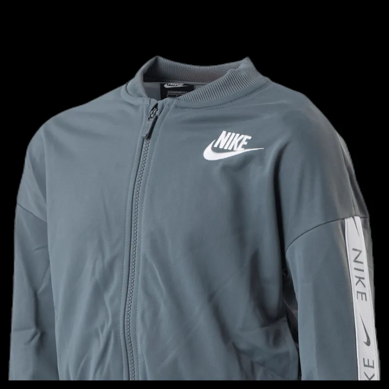 Online Nike Girls Track Suit Tape White/Grey Grå