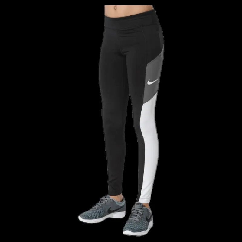New Nike Girls Trophy Tight Black Svart