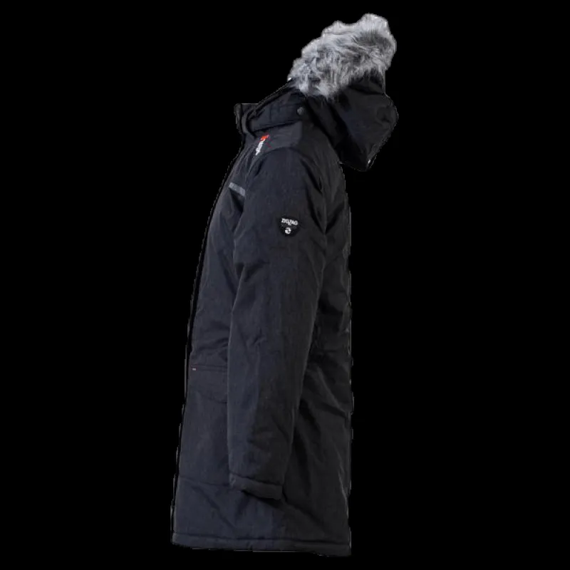 ZigZag Gitte Girl Melange Parka W-PRO 10000 Grey Grå New