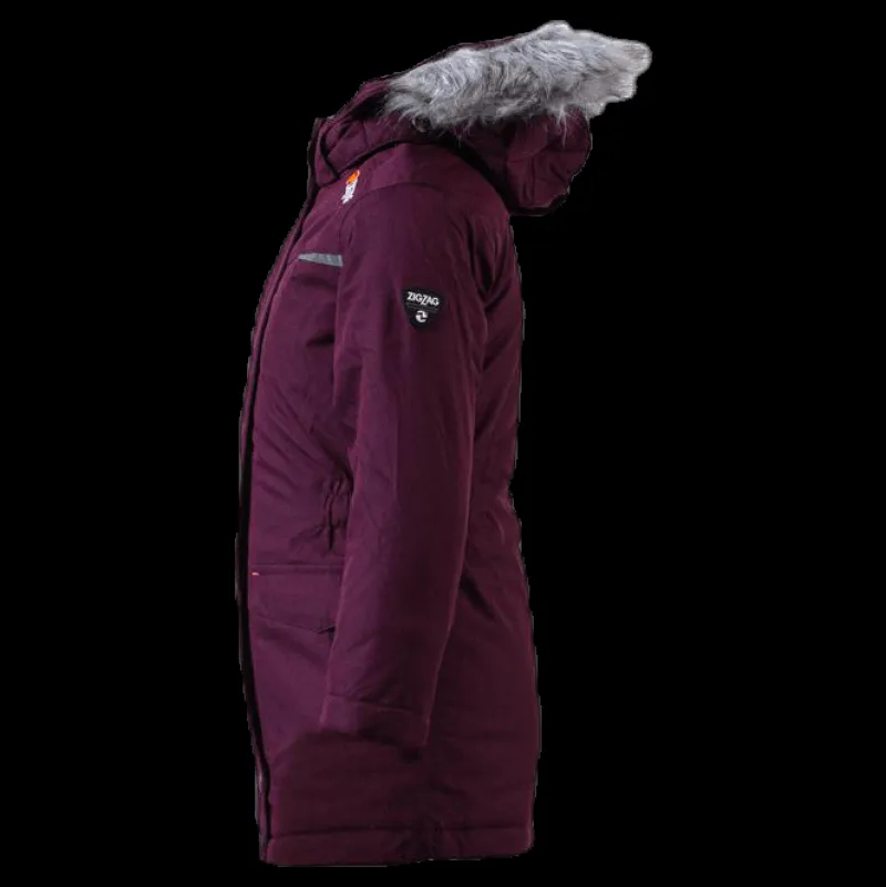 ZigZag Gitte Girl Melange Parka W-PRO 10000 Purple Lila New