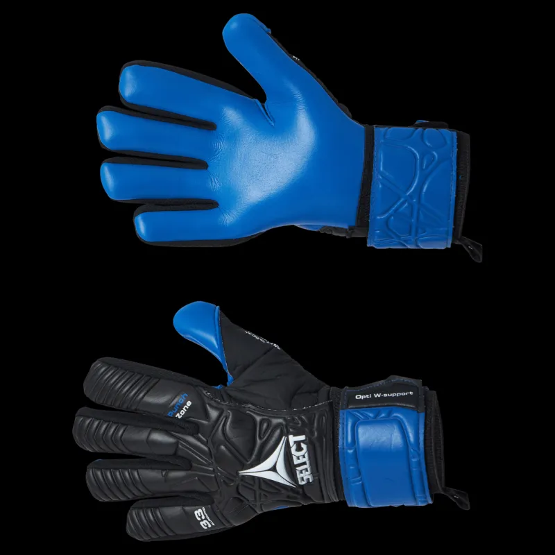 Select Gk Gloves 33 Allround V21 Black/blue Blå Online