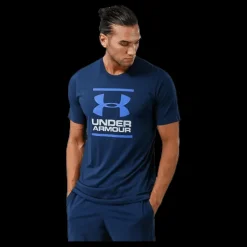 Under Armour Gl Foundation SS Blue Blå Outlet