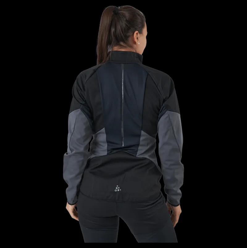 Craft Glide Jkt W Black-granite Svart New