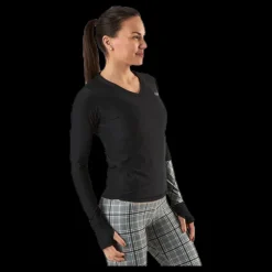 Online Gavelo GLNCHCK 3 Long Sleeve Black Svart