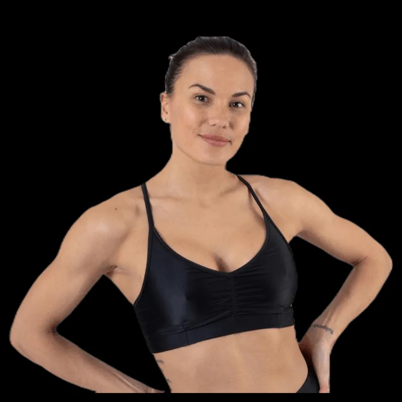 Filippa K Gloss Bra Top Black Svart Discount