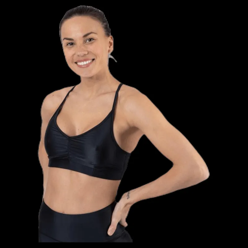 Filippa K Gloss Bra Top Black Svart Discount