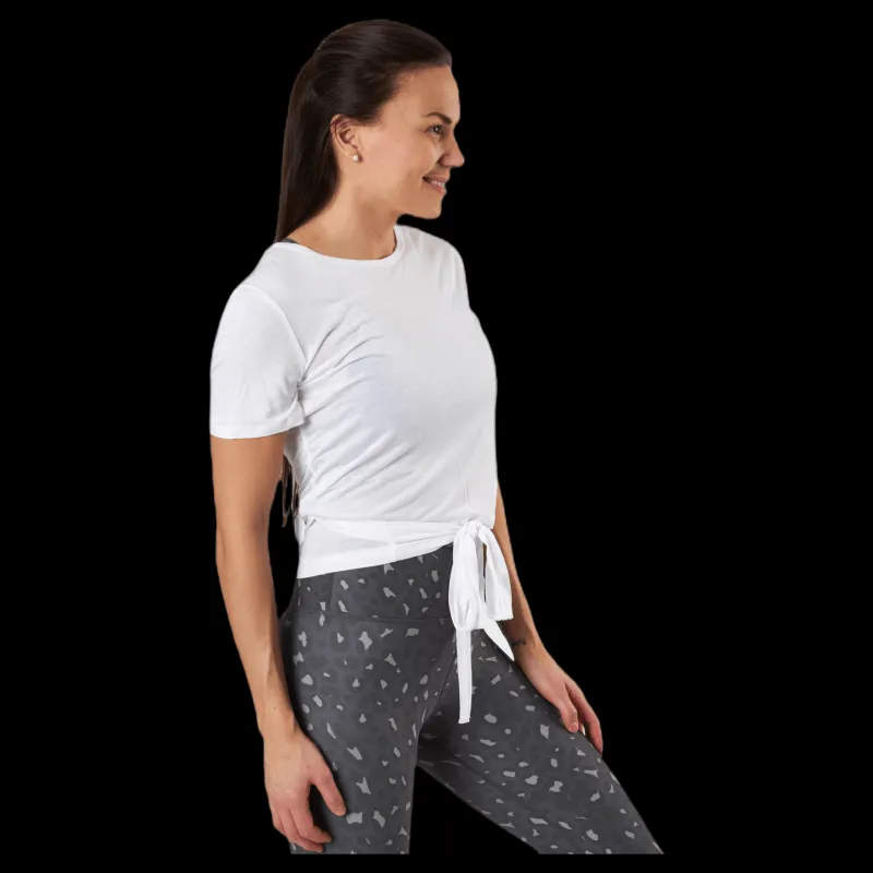 BLACC Glow Tie T-shirt White Vit Sale
