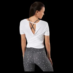 BLACC Glow Tie T-shirt White Vit Sale